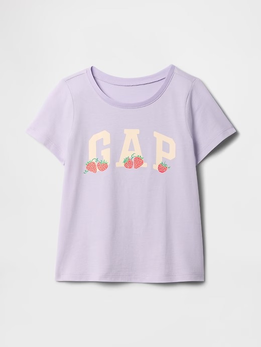 CAMISETA MANGA CURTA GAP - MORANGO NEON - MENINA