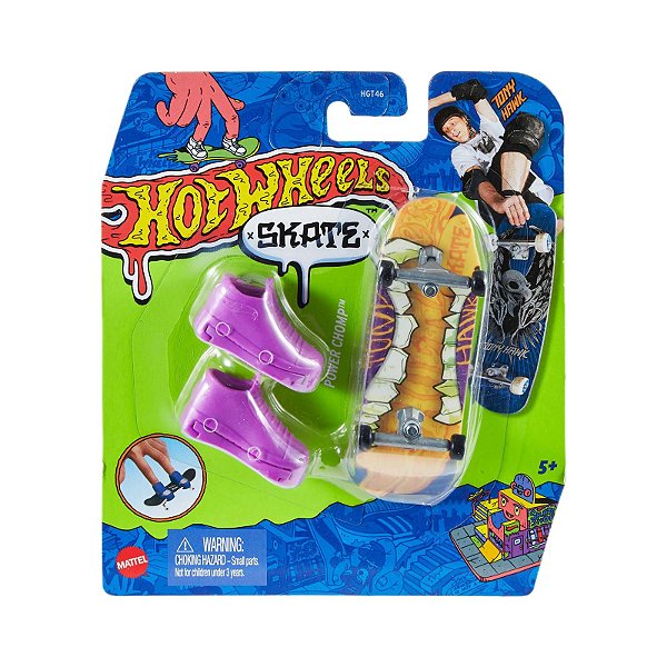MINI SKATE DE DEDO HOT WHEELS - TÊNIS ROXO - MENINO