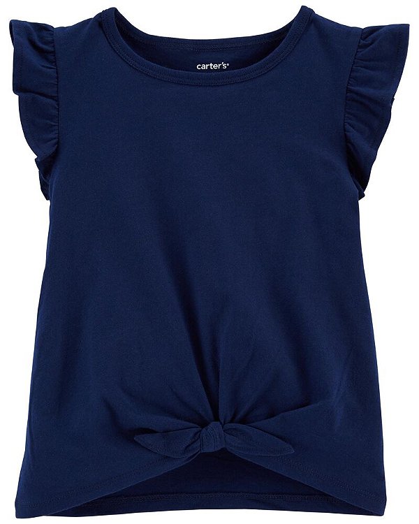 CAMISETA MANGA CURTA CARTER'S - AZUL MARINHO - MENINA