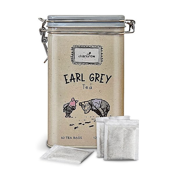 CAIXA DE CHÁ INGLÊS CHARBREW - URSINHO POOH  - 60 SACHÊS