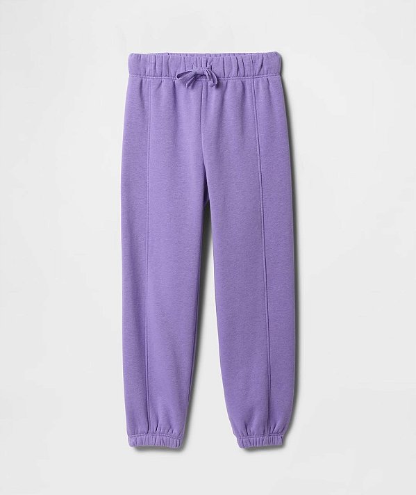 CALÇA MOLETOM  FLANELADO GAP - ROXO - MENINA