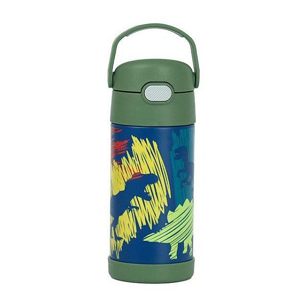GARRAFA TÉRMICA THERMOS 355ML - DINO - MENINO