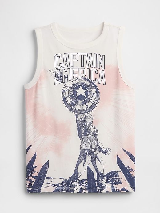 CAMISETA MANGA REGATA GAP - CAPTÃO AMÉRICA - MENINO