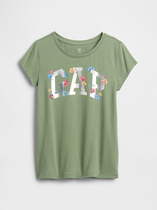 CAMISETA MANGA CURTA GAP - FLOR - MENINA