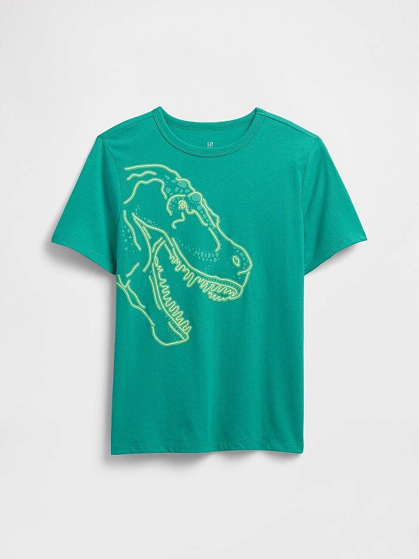 CAMISETA MANGA CURTA GAP KIDS - DINO - MENINO