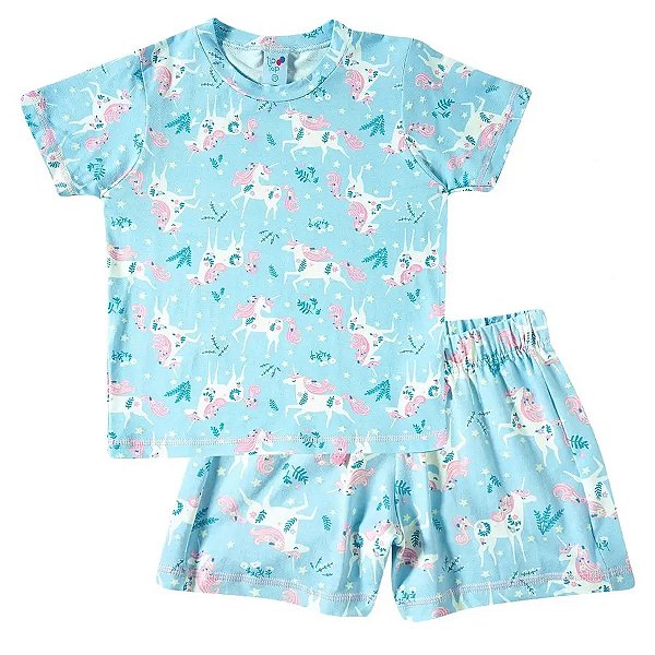 PIJAMA 2 PEÇAS TIP TOP KIDS - UNICÓRNIO - MENINA