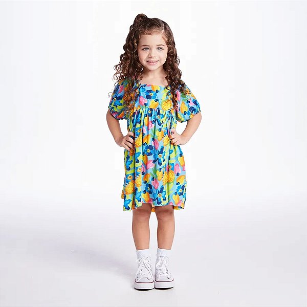 VESTIDO TIP TOP TODDLER - CAJU - MENINA