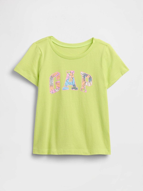 CAMISETA MANGA CURTA GAP - FLOR - MENINA