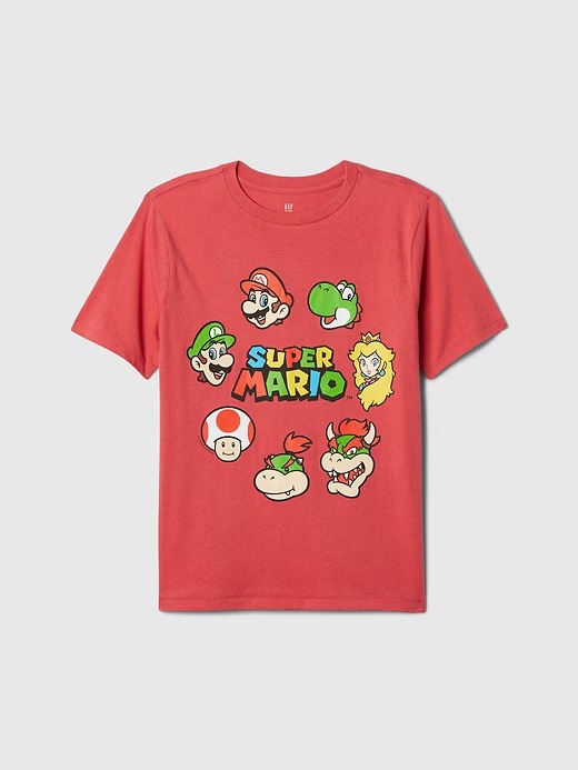 CAMISETA MANGA CURTA GAP - SUPER MARIO - MENINO