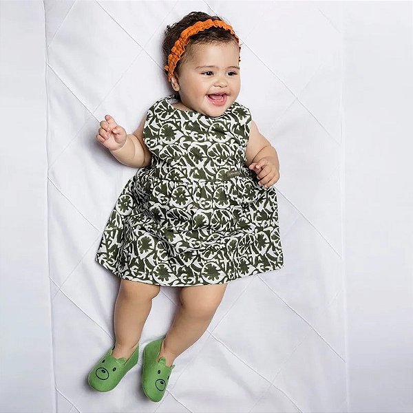 VESTIDO GREEN - BAOBA VERDE - MENINA