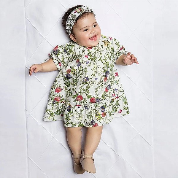 VESTIDO GREEN BABY - ENCANTO VERDE - MENINA