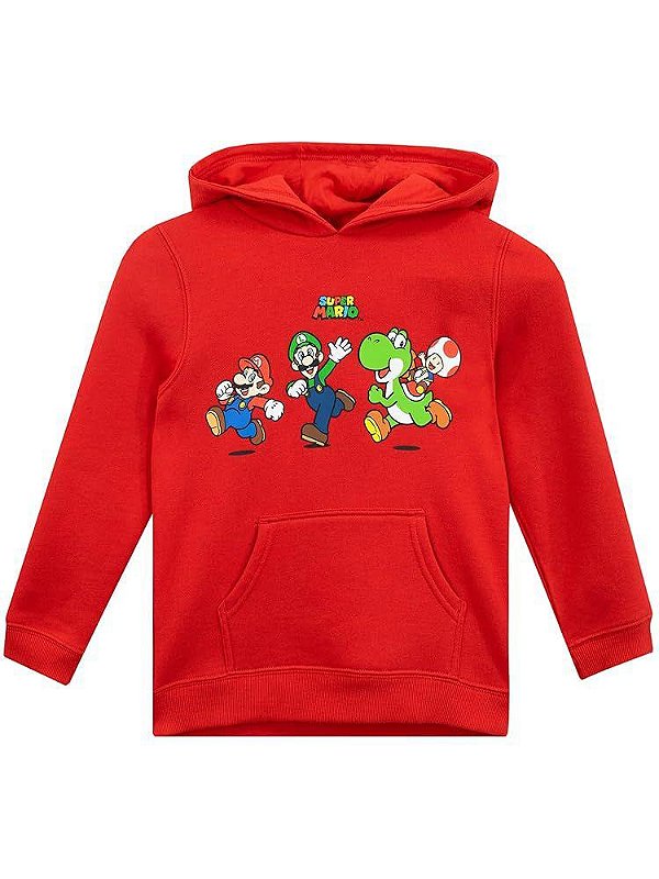 MOLETOM FLANELADO PRIMARK - SUPER MARIO - MENINO