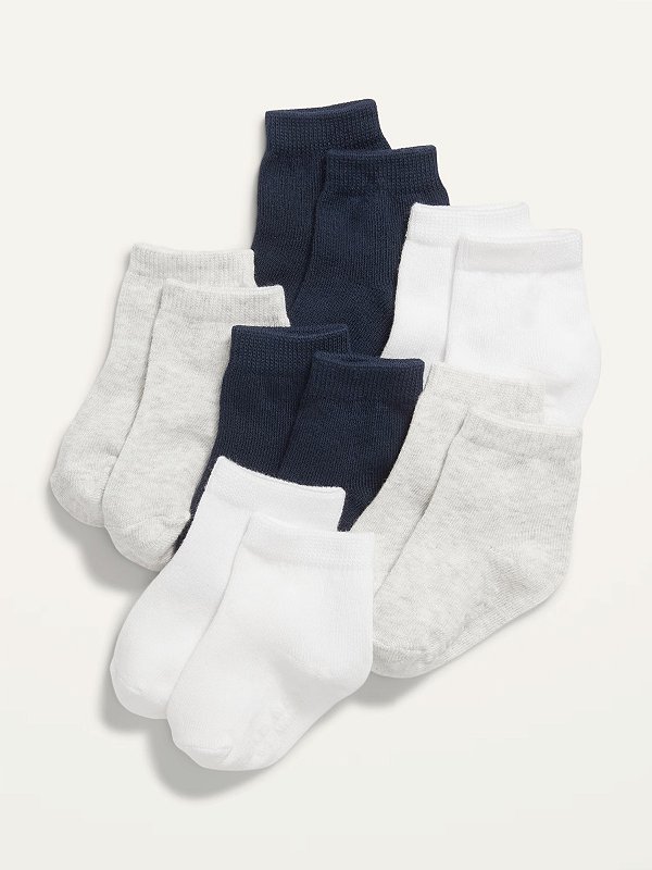 KIT 6 MEIAS OLD NAVY - BÁSICAS - MENINO