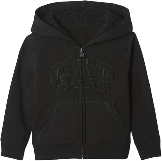 MOLETOM PELUCIADO GAP - PRETO - MENINO