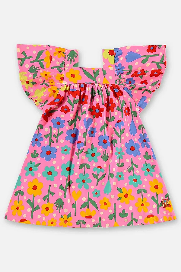 VESTIDO UP BABY - FLORZINHAS - MENINA