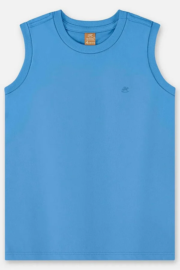 CAMISETA REGATA UP BABY - AZUL CLARO - MENINO