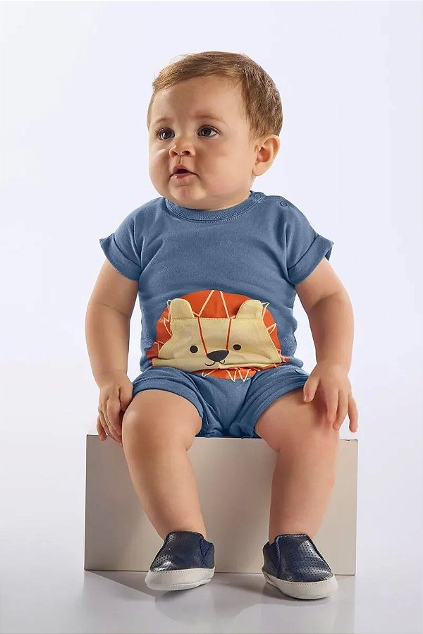 MACACÃO ROMPER UP BABY -LEÃOZINHO