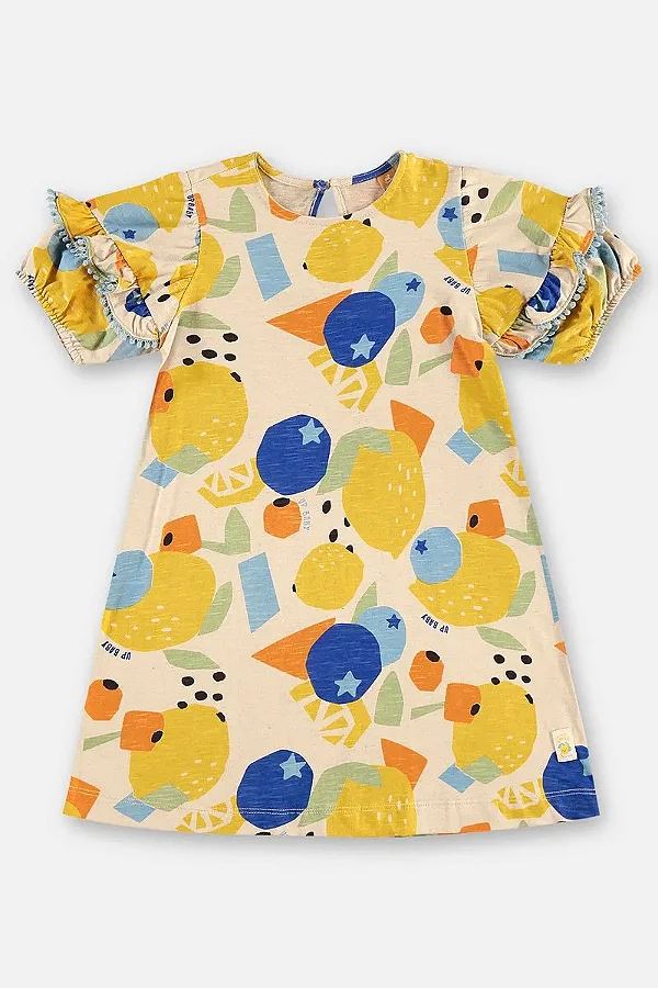 VESTIDO UP BABY KIDS - FRUTINHAS   - MENINA