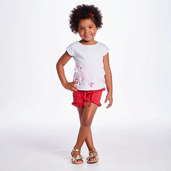BERMUDA TODDLER - TIP TOP - ROSA - MENINA