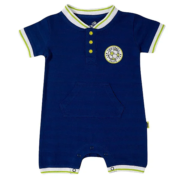 MACACÃO ROMPER TIP TOP BEBÊ  - FOOTBAL - MENINO
