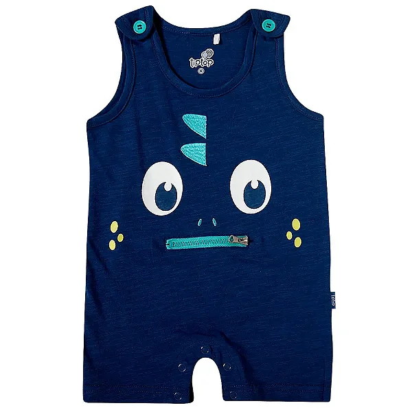 MACACÃO ROMPER TIP TOP BEBÊ  - DINO - MENINO