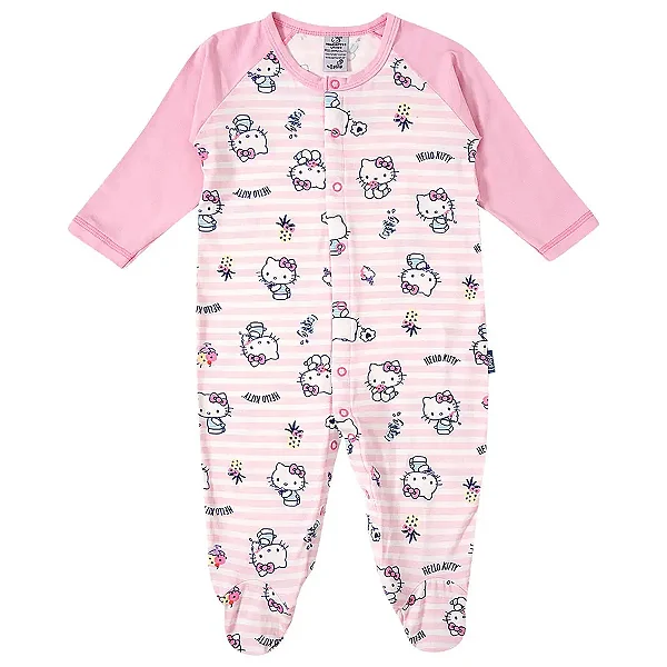 MACACÃO TIP TOP BEBÊ - HELLO KITTY - MENINA