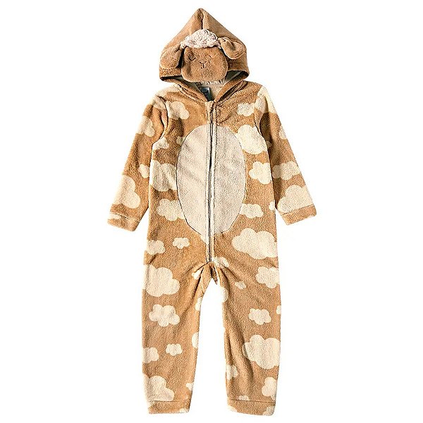 MACACÃO PELUDINHO TIP TOP KIDS - OVELINHA - UNISSEX