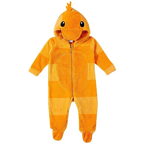 MACACÃO PELUDINHO TIP TOP BEBÊ - PATINHO - UNISSEX