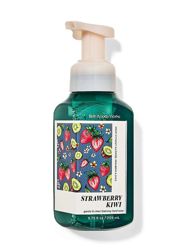 ESPUMA LÍQUIDA PARA AS MÃOS - STRAWBERRY KIWI - BATH & BODY WORKS 259ML