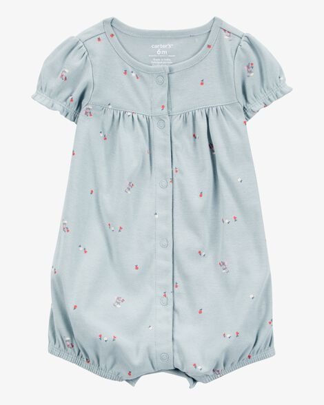 MACACÃO ROMPER CARTER'S - RATINHO FLORAL - MENINA