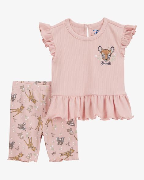 CONJUNTO 2 PEÇAS CARTER'S DISNEY - BAMBI - MENINA