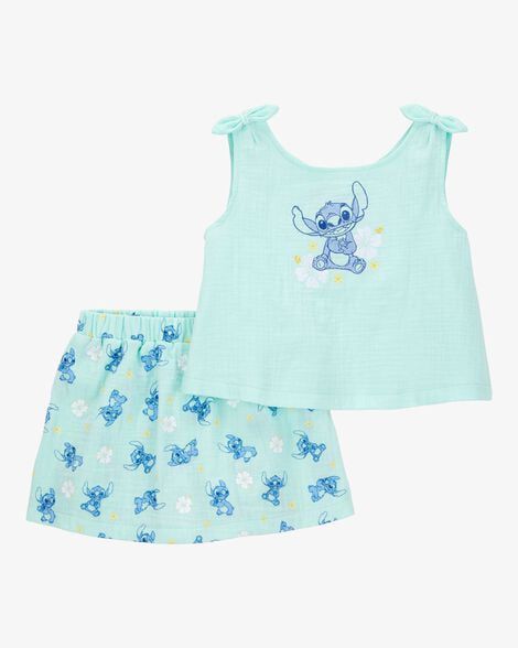 CONJUNTO 2 PEÇAS CARTER'S DISNEY - STITCH - MENINA