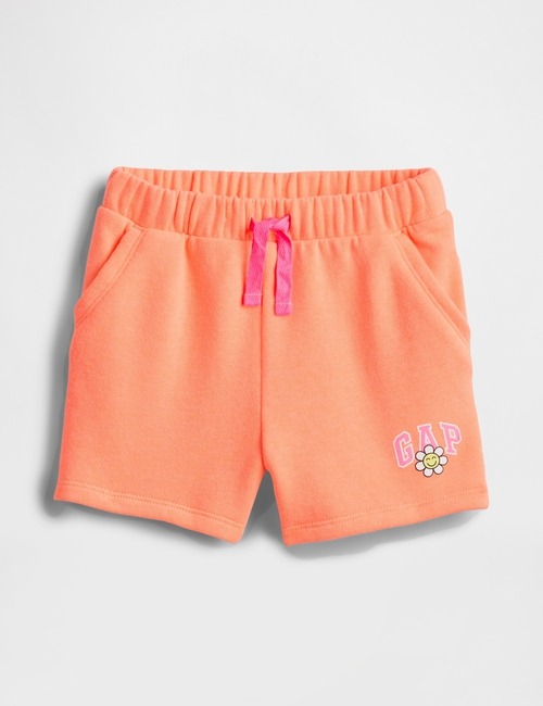 BERMUDA MOLETOM GAP - LARANJA NEON - MENINA