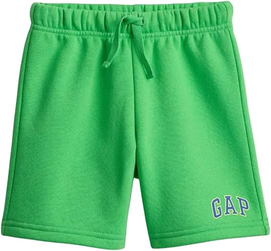 BERMUDA MOLETOM FLANELADO GAP - VERDE LIMÃO - MENINO