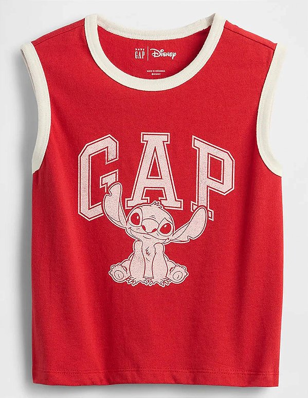 CAMISETA REGATA GAP - STITCH - MENINO