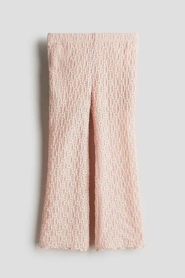 CALÇA H&M - RENDINHA ROSE - MENINA