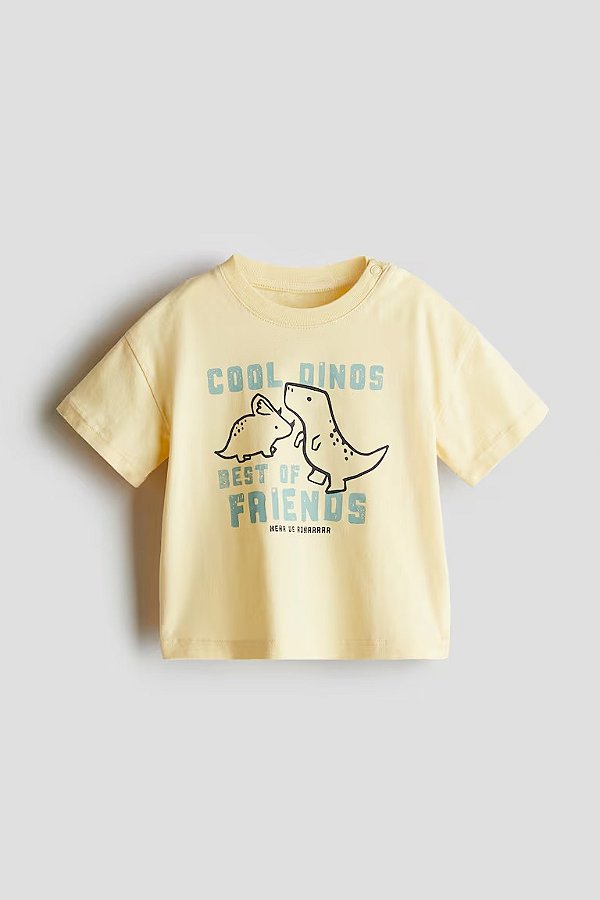 CAMISETA MANGA CURTA H&M - DINOS - MENINO