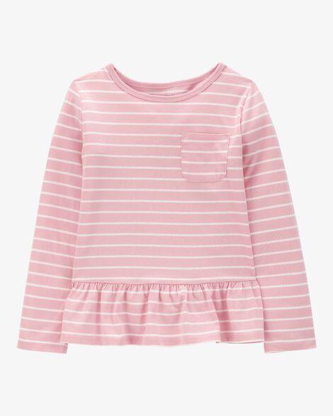 CAMISETA MANGA LONGA CARTER'S - LISTRINHAS - MENINA