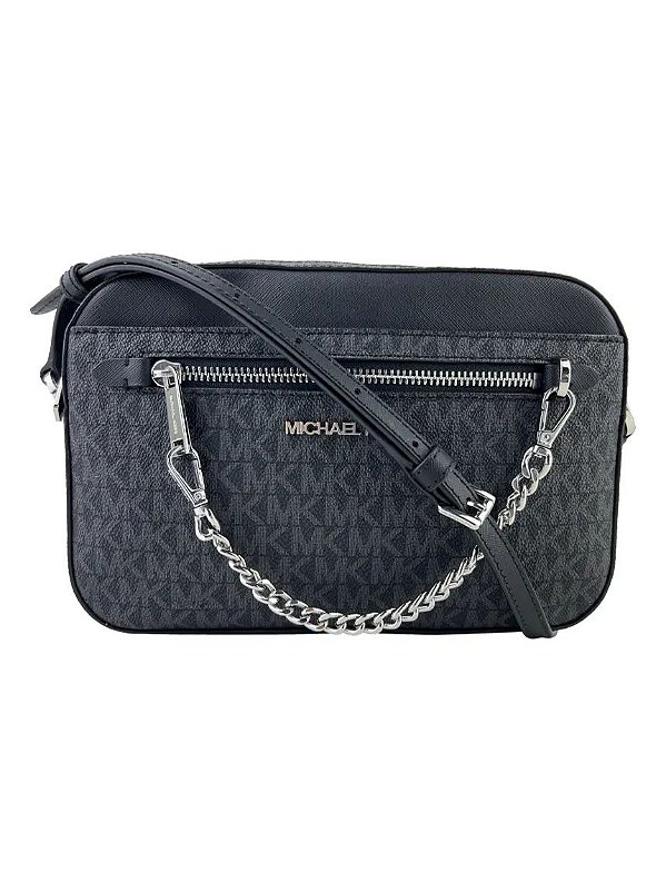 BOLSA TRANSVERSAL JET SET MICHAEL KORS - LOGO BLACK