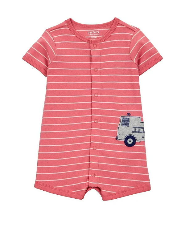 MACACÃO ROMPER CHILD OF MINE by CARTER'S - BOMBEIRO - MENINO