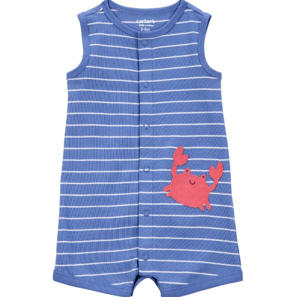 MACACÃO ROMPER CHILD OF MINE by CARTER'S - CARANGUEJO - MENINO