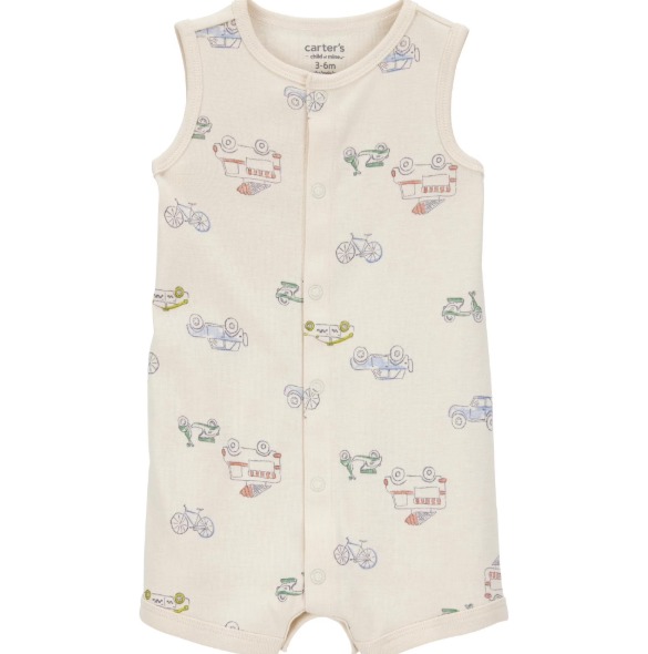 MACACÃO ROMPER CHILD OF MINE by CARTER'S - MEIOS DE TRANSPORTE - MENINO
