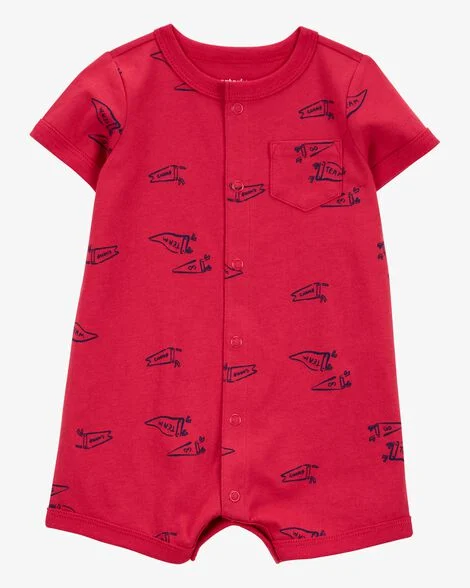 MACACÃO ROMPER CARTER'S - CHAMP VERMELHO - MENINO