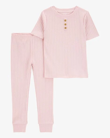 PIJAMA 2 PEÇAS CARTER'S - ROSA - MENINA