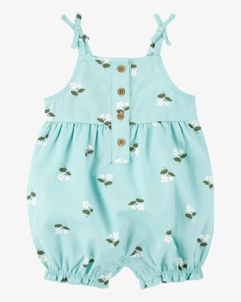 MACACÃO ROMPER CARTER'S - FLORALZINHO - MENINA