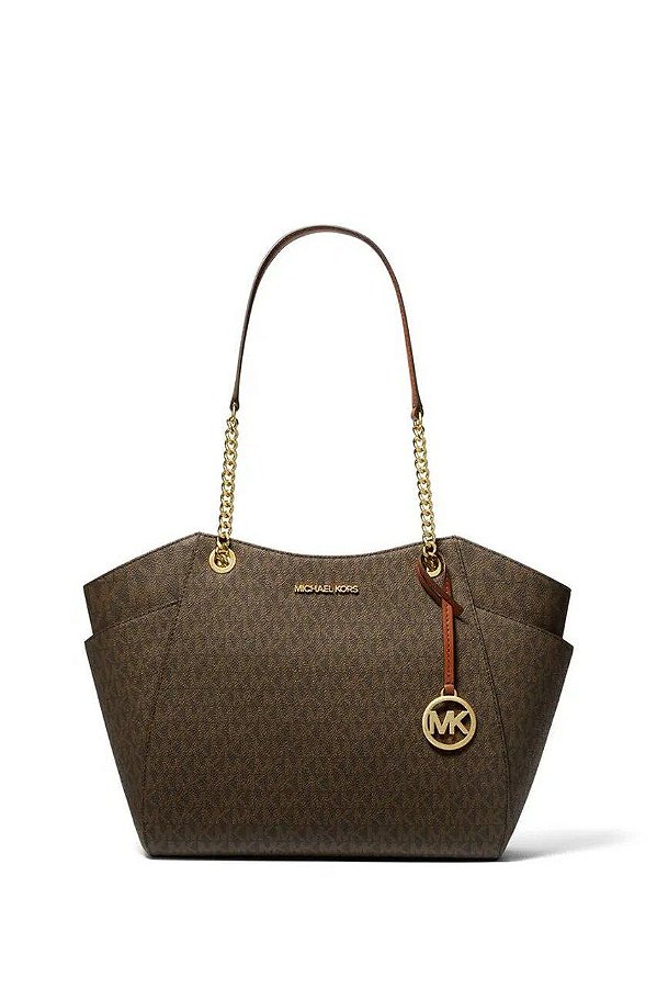 BOLSA TOTE GRANDE MICHAEL KORS - LOGO BROWN