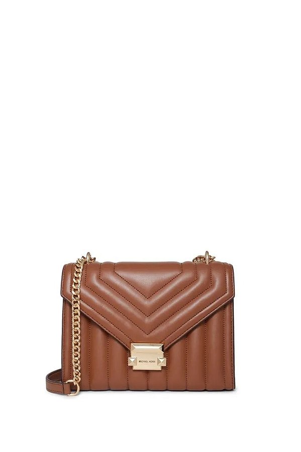 BOLSA DE OMBRO WHITNEY MÉDIA MICHAEL KORS - LUGGAGE