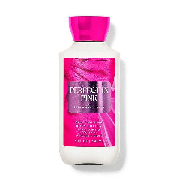 LOÇÃO HIDRATANTE BATH & BODY WORKS - PERFECT IN PINK - 236mL