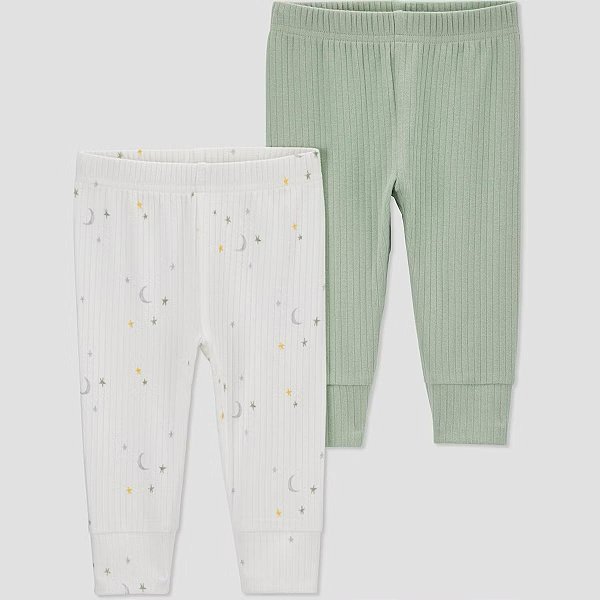 KIT 2 CALÇAS JUST ONE YOU by CARTER'S - BASIC VERDE - UNISSEX