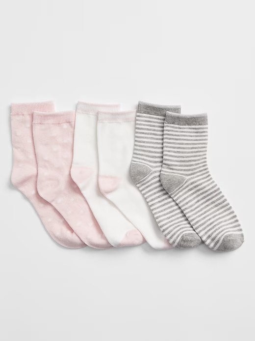 KIT 3 MEIAS GAP - LISTRADINHAS - MENINA